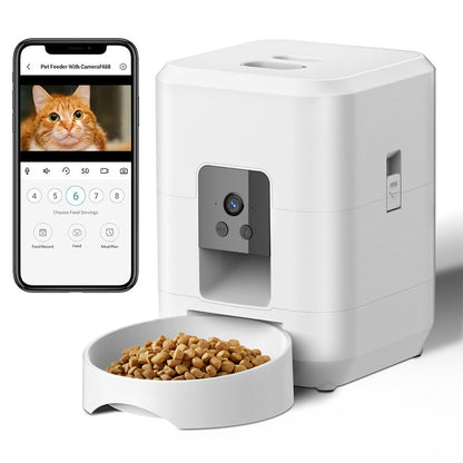 Automatic Pet Feeder with Timer and WiFi Control