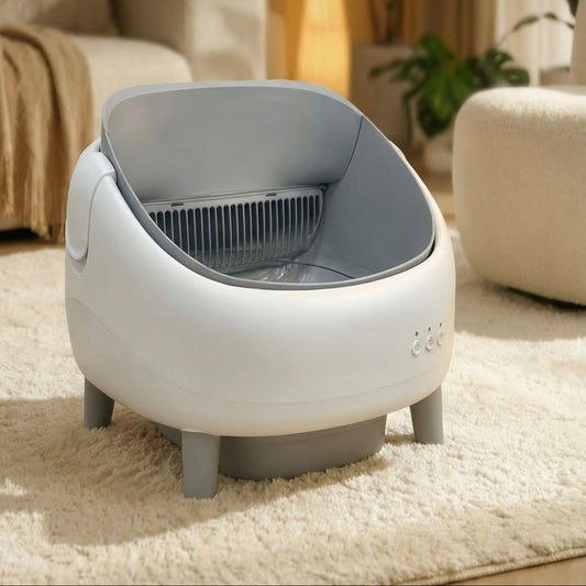 Smart Automatic Cat Litter Box with App Control