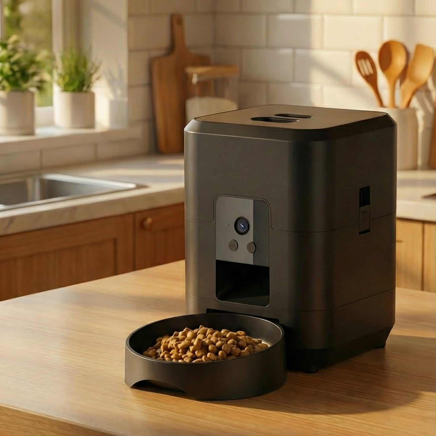Automatic Pet Feeder with Timer and WiFi Control