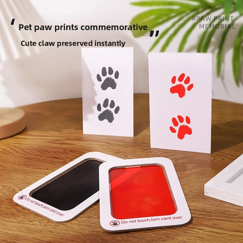 Pet Paw Print Ink Frame